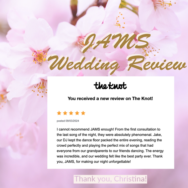 5 Star Wedding Review for SEMO JAMS