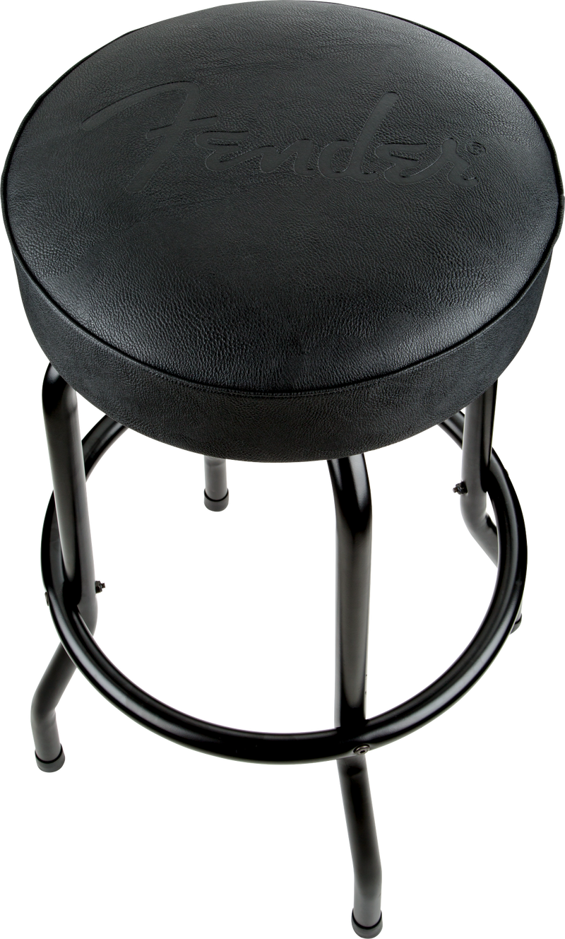 Fender 24" Bar Stool Black w/Black Embossed Logo