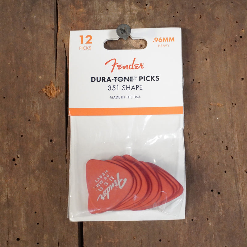 Fender Dura-Tone Delrin Picks 351 Shape 12 Pack