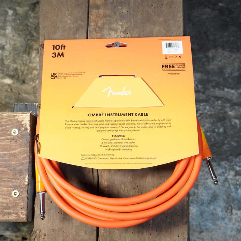 Fender Ombre Instrument Cable Tequila 10ft