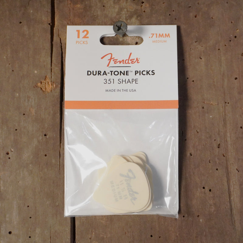 Fender Dura-Tone Delrin Picks 351 Shape 12 Pack