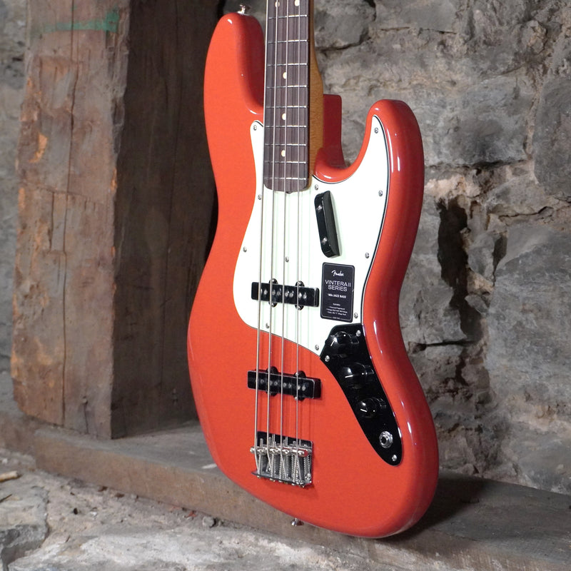 Fender Vintera II Jazz Bass Rosewood Fingerboard Fiesta Red