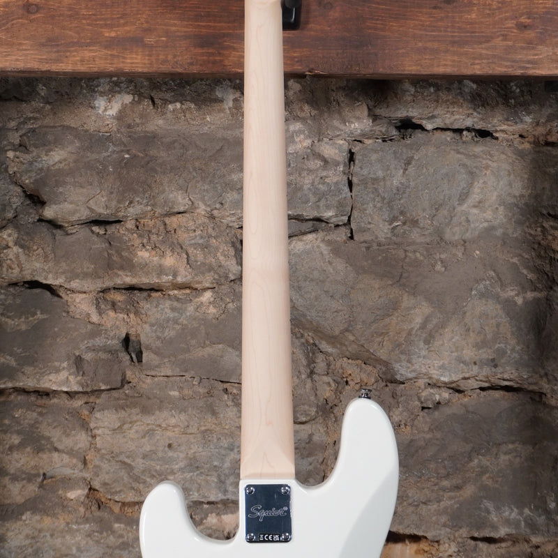 Squier Affinty Series Precision Bass PJ Olympic White Maple Fretboard