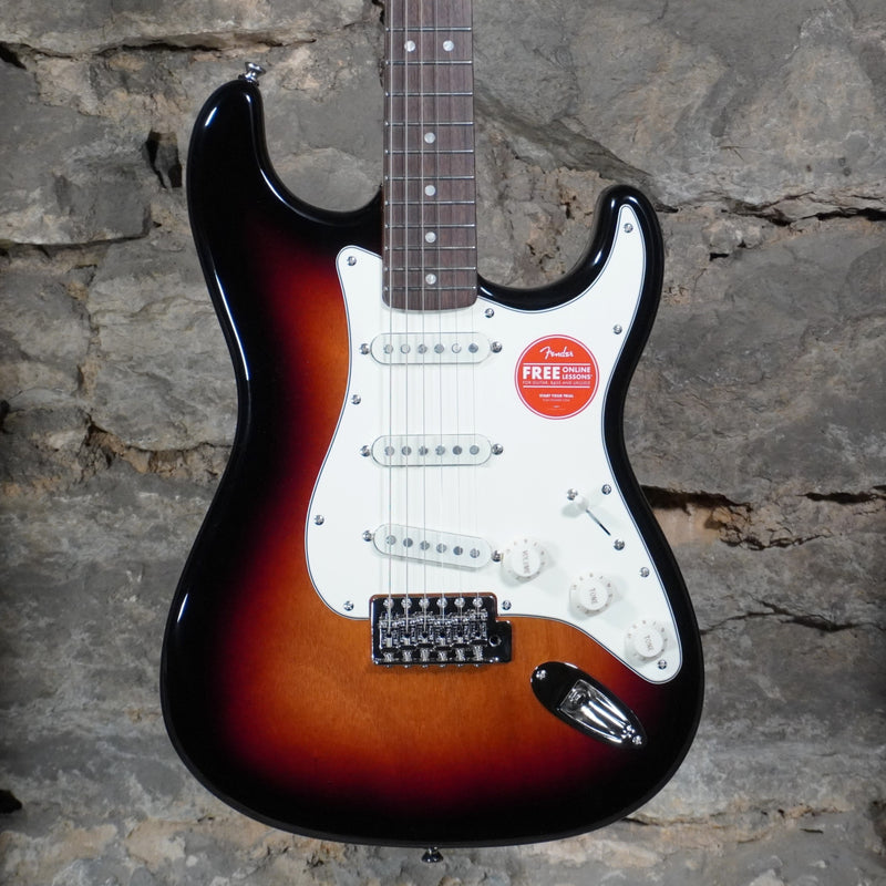 Squier Classic Vibe 60’s Stratocaster 3-Color Sunburst Indian Laurel Freboard