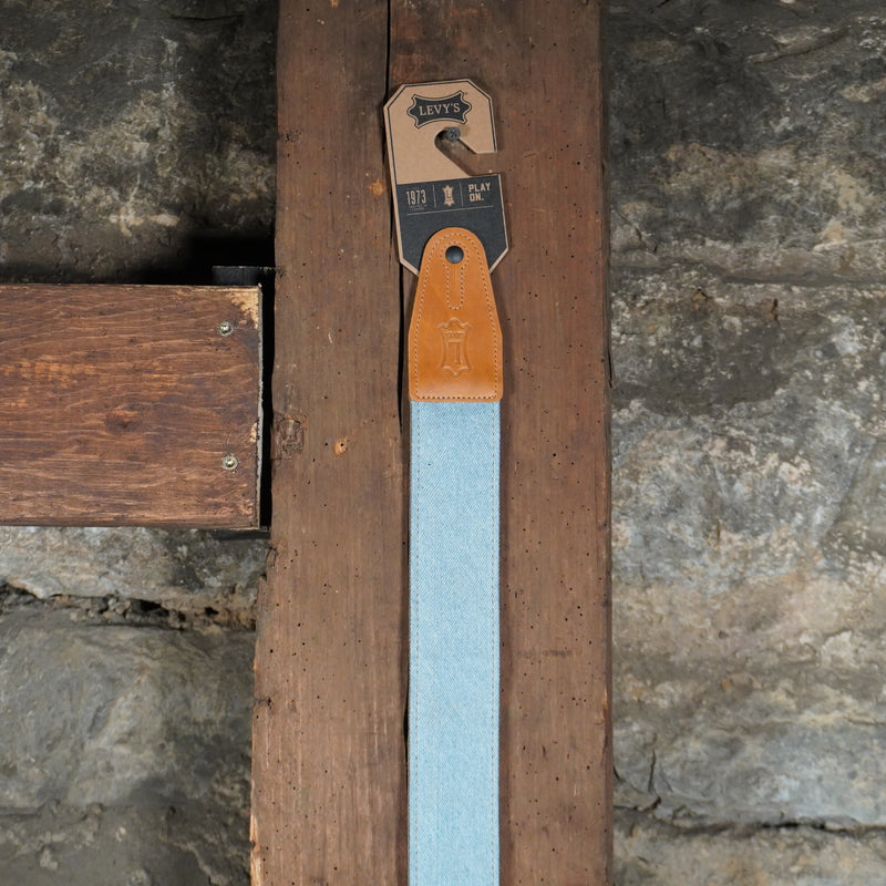 Levy's Denim Series Guitar Strap Light Blue