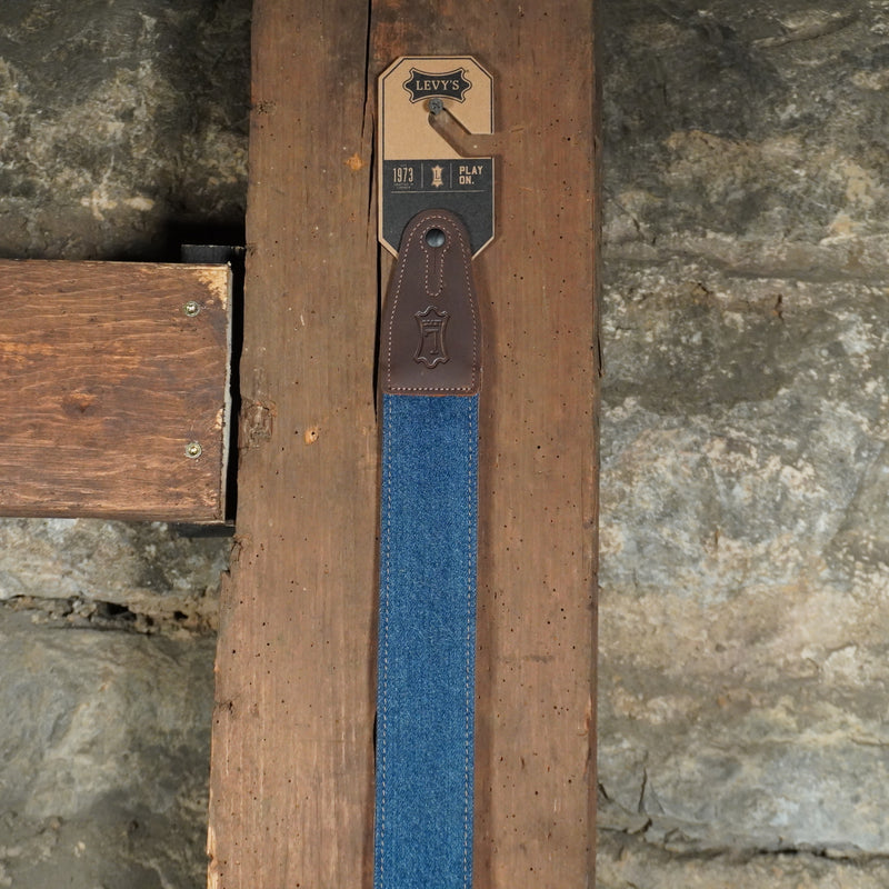 Levy's Denim Series Guitar Strap Blue