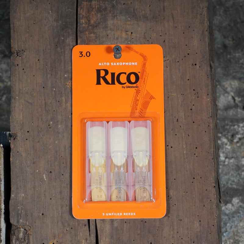 Rico Alto Sax Reeds 3 - Pack 3.0