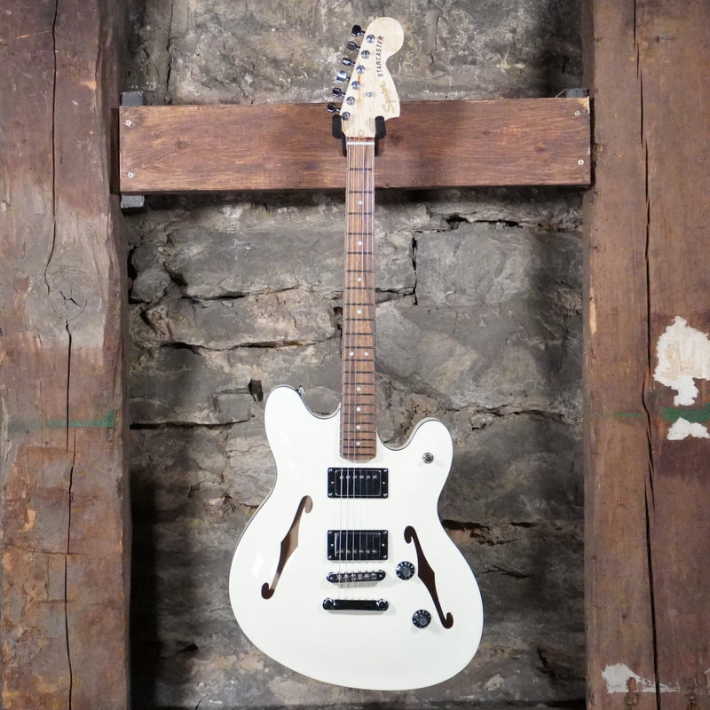 Squier Affinity Starcaster Deluxe Olympic White