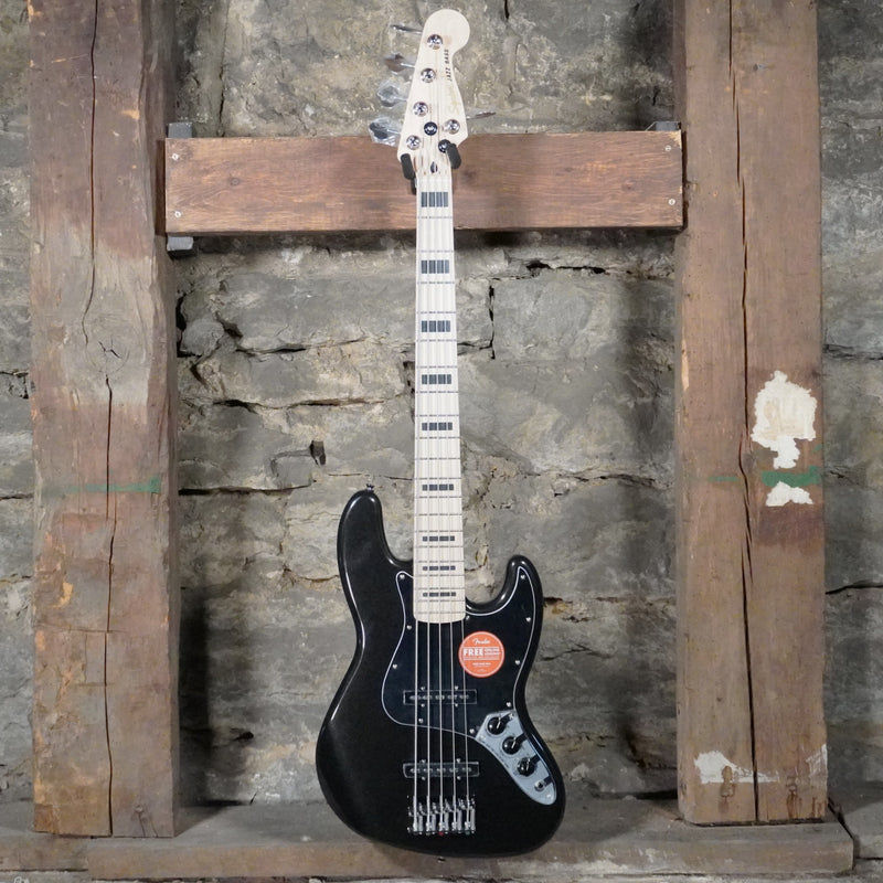 Squire Affinity Active Jazz Bass V Black w/Maple Neck