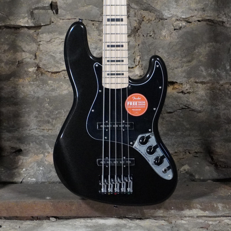 Squire Affinity Active Jazz Bass V Black w/Maple Neck