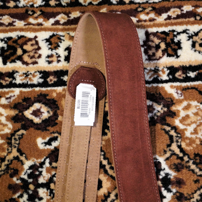 Levy's Strap Suede Guitar Strap in Brown