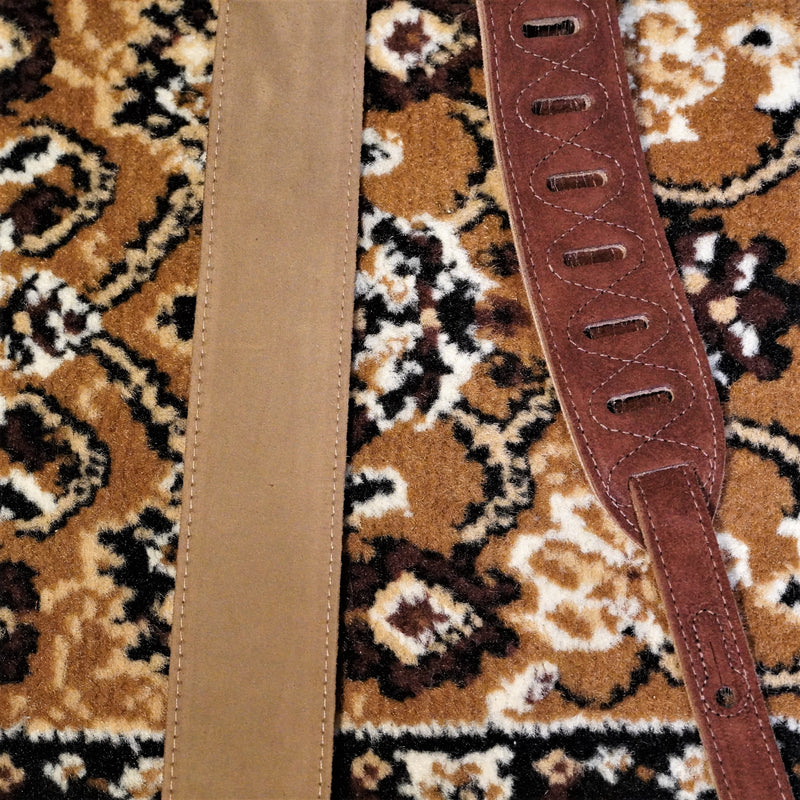 Levy's Strap Suede Guitar Strap in Brown