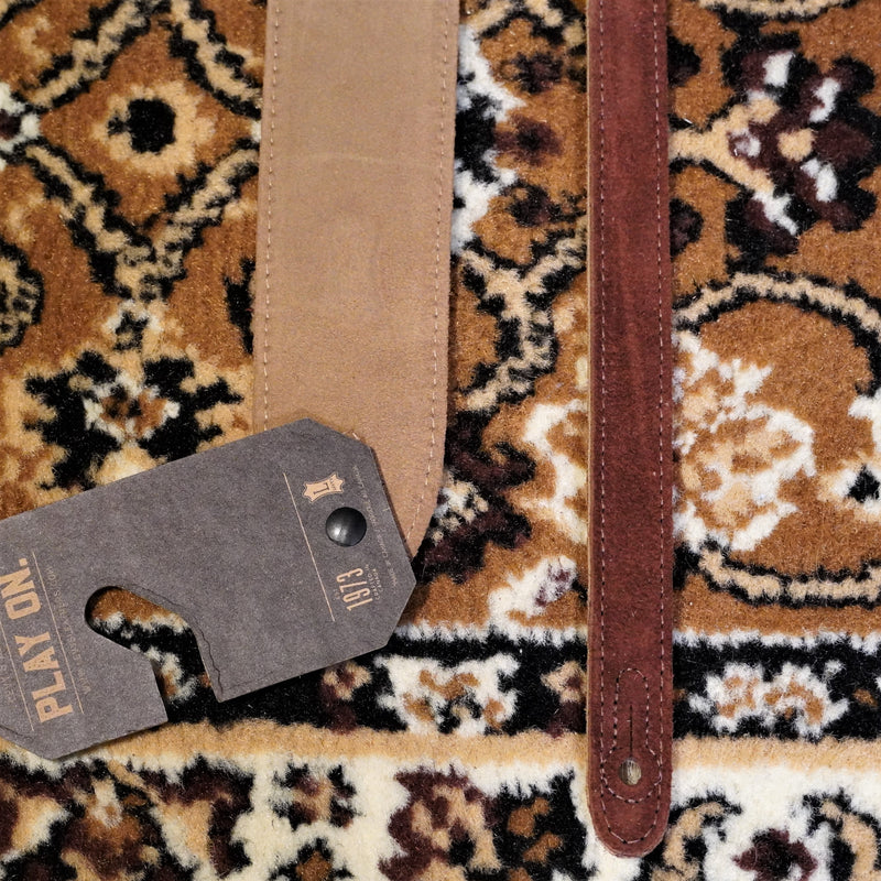 Levy's Strap Suede Guitar Strap in Brown