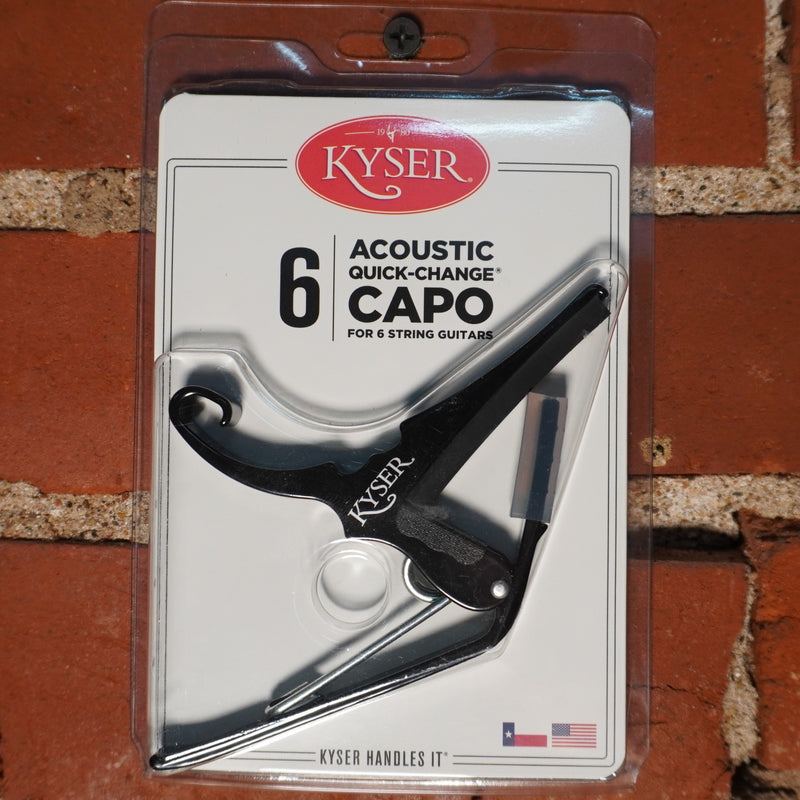 Kyser Acoustic Quick Change Capo Black