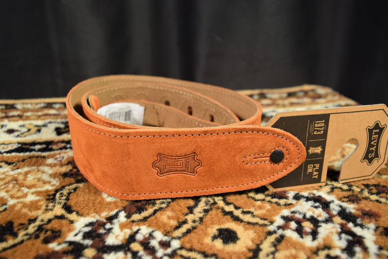 Levy's Straps Suede Guitar Strap Honey