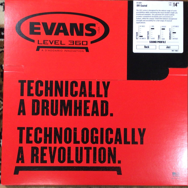 Evans 14" UV1 Coated Snare Head